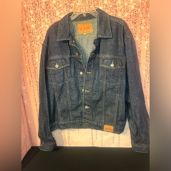 Men Guess Denim Jacket - Picture 3 of 13